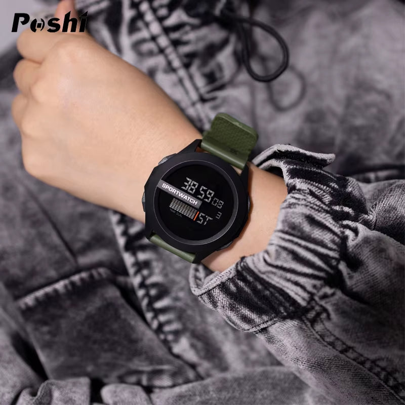 -Reloj Deportivo Digital De Lujo Para Hombre, Cronómetro Luminoso Con Fecha Y Semana, Original, Resistente Al Agua, Envío Gratis
