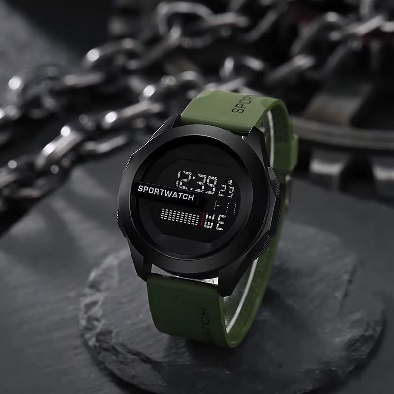 -Reloj Deportivo Digital De Lujo Para Hombre, Cronómetro Luminoso Con Fecha Y Semana, Original, Resistente Al Agua, Envío Gratis