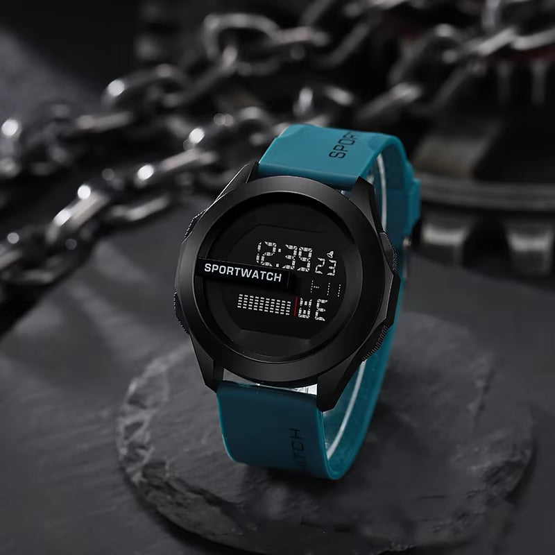 -Reloj Deportivo Digital De Lujo Para Hombre, Cronómetro Luminoso Con Fecha Y Semana, Original, Resistente Al Agua, Envío Gratis