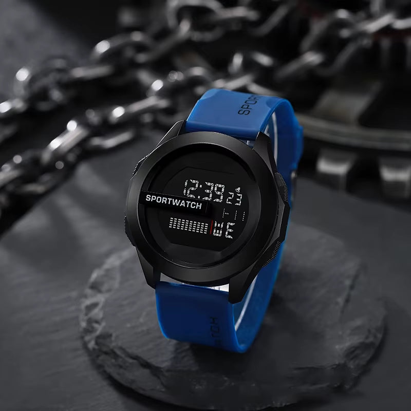 -Reloj Deportivo Digital De Lujo Para Hombre, Cronómetro Luminoso Con Fecha Y Semana, Original, Resistente Al Agua, Envío Gratis